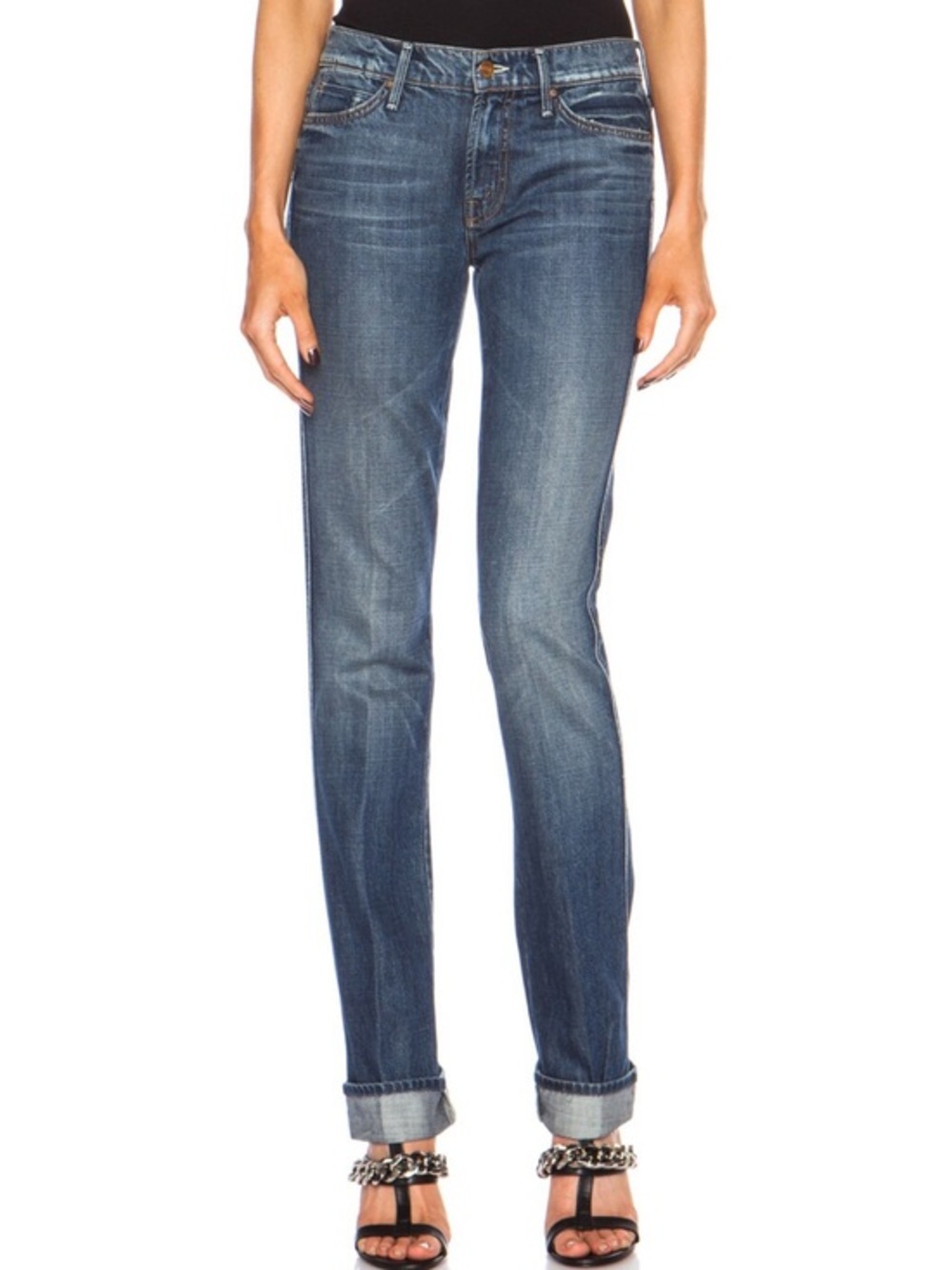 MOTHER Jean Holy Rascal Straight Leg in Still Behind the Hustle size 27